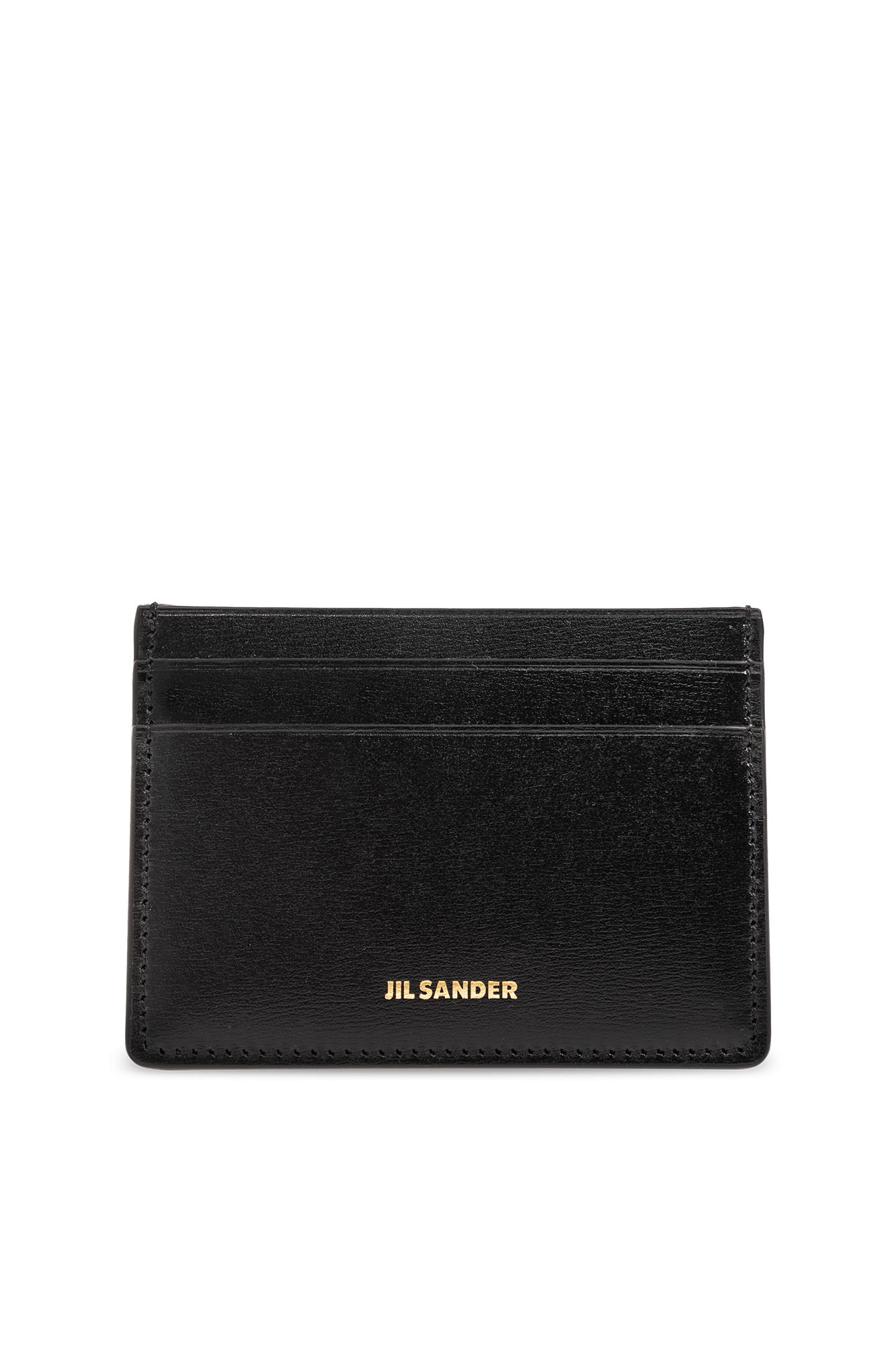 Black Leather card holder JIL SANDER - Vitkac AS